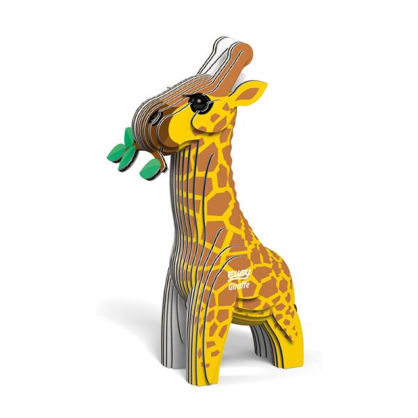 EUGY 650009 Bastelset 3D-Tierfigur &quot;Giraffe&quot; Carletto