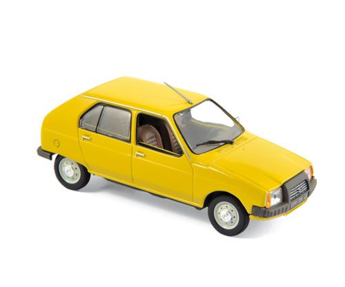 Norev 150940 Citroen Visa Club gelb 1979 Maßstab 1:43 Modellauto