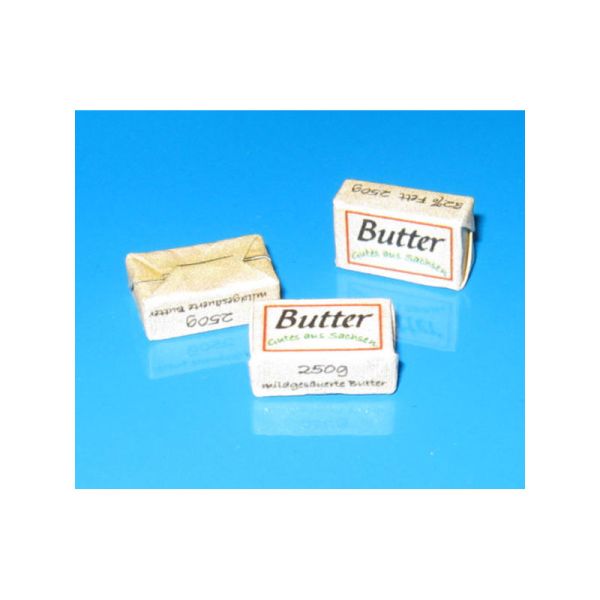 Liebe HANDARBEIT 46055 Miniatur Butter (1 Stück) 1:12 für Puppenhaus