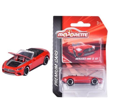 Majorette 212053052-Q36 Mercedes-AMG SL63 rot - Premium Cars (232L-1) Maßstab 1:60 Modellauto