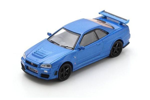 ***Schuco 452033700 Nissan Skyline GT-R (R34) Nismo Z-tune blau Maßstab 1:64 Modellauto