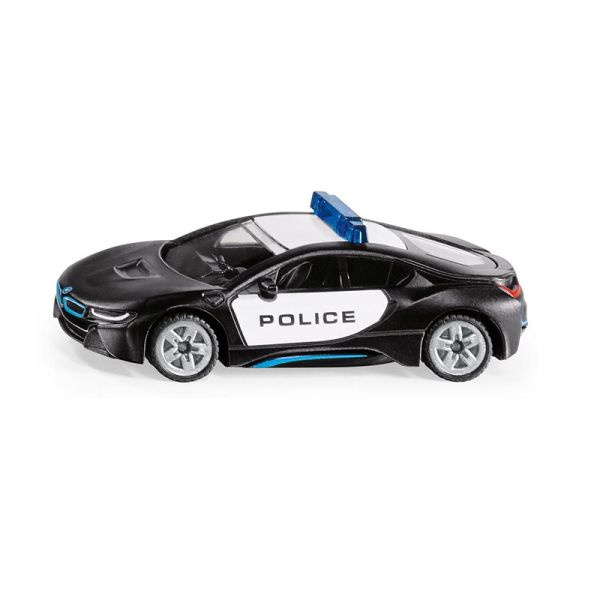 Siku 1533 BMW i8 "Police" schwarz/weiss (Blister)