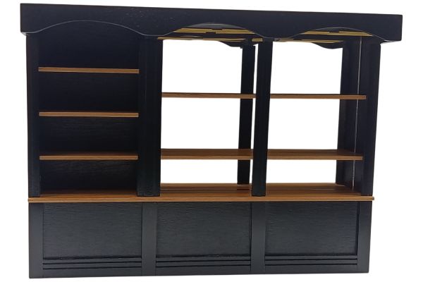 Creal Miniatur Barschrank mit Spiegel schwarz