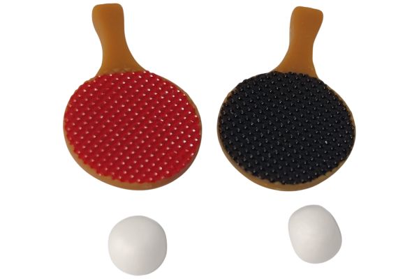 Creal Miniatur Tischtennis Schläger und Ball