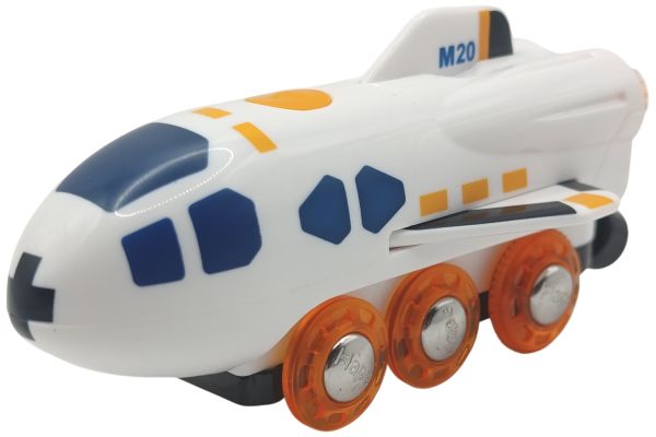 Hape Spaceshuttle Lok Holzeisenbahn