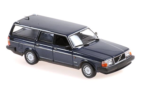 Maxichamps 940171417 Volvo 240 GL Break dunkelblau metallic 1986 Maßstab 1:43 Modellauto
