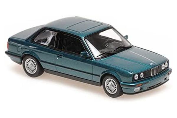 Maxichamps 940024002 BMW 3er Serie (E30) grün metallic 1986 Maßstab 1:43 Modellauto
