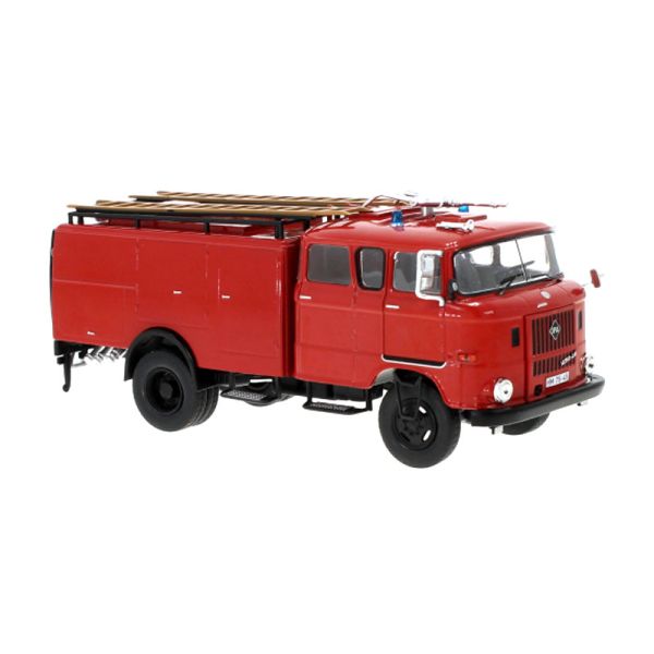 IXO Models TRF025 IFA W50 TLF 16 "Feuerwehr" rot Maßstab 1:43 Modellauto