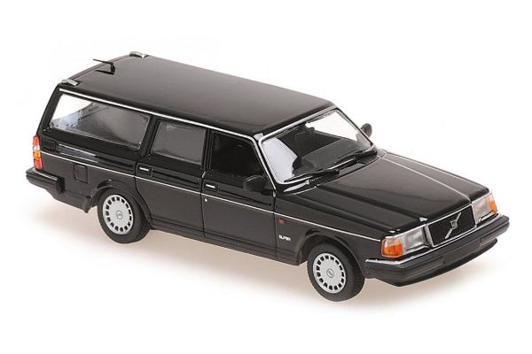 Maxichamps 940171416 Volvo 240 GL Break schwarz 1986 Maßstab 1:43 Modellauto