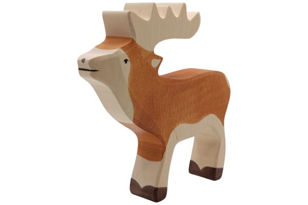 Holztiger Hirsch