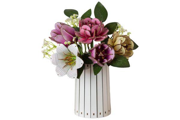 Revell Holzbausatz Holzblumen Flower Garden