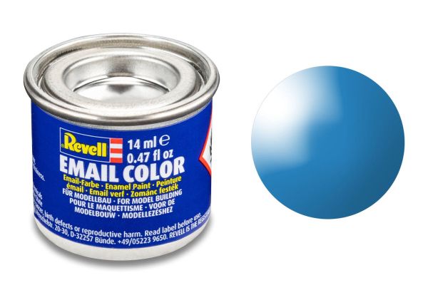 Revell 32151 ultramarinblau glänzend Email Farbe Kunstharzbasis 14 ml Dose