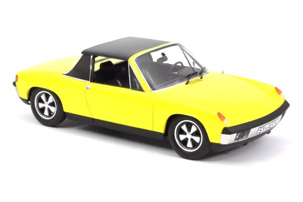 Norev 187689 VW-Porsche 914-6 gelb 1973 Maßstab 1:18 Modellauto