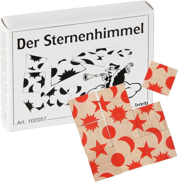 Bartl 102057 Mini-Puzzle "Der Sternenhimmel" Knobelspiel Holz