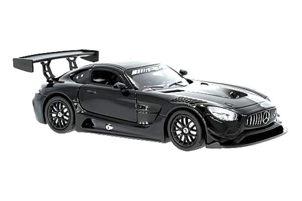 Motormax 73386 Mercedes AMG GT3 schwarz Maßstab 1:24 Modellauto