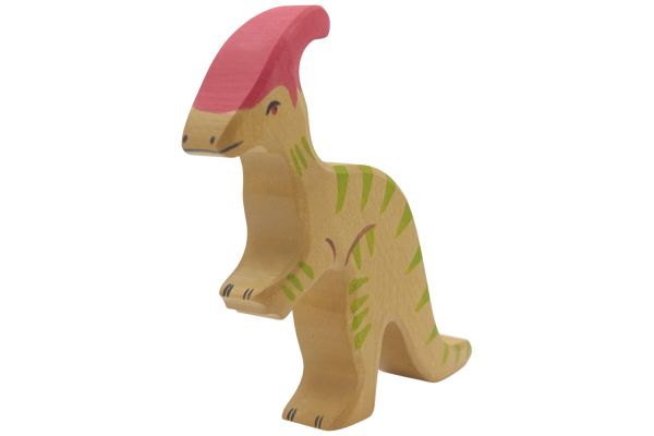 Holztiger Parasaurolophus Dinosaurier