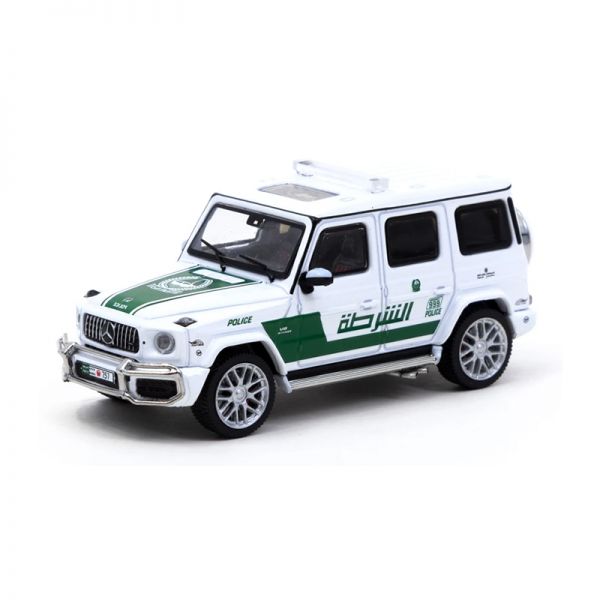 Tarmac T64-040-DU Mercedes-Benz AMG G63 &quot;Dubai Police&quot; weiss/grün Maßstab 1:64 Modellauto