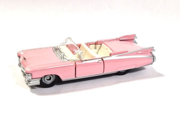 Bburago Premium #52 Cadillac Eldorado Convertible rosa 1959 Maßstab 1:72 Modellauto