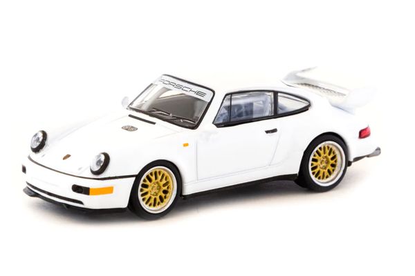 Tarmac T64S-003-WH Porsche 911 RSR 3.8 weiss Maßstab 1:64 Modellauto Schuco