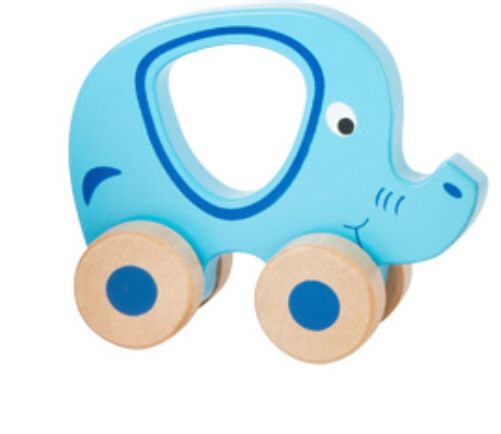 small foot Schiebetier Elefant blau
