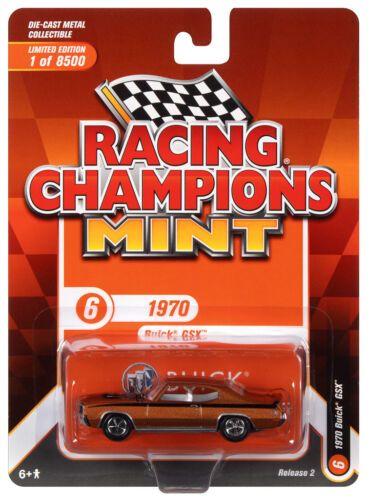 Racing Champions RC015-6 Buick GSX kupfer metallic 1970 - Mint 2022 R2 Maßstab 1:64 Modellauto