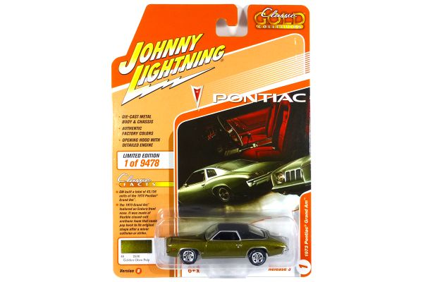 Johnny Lightning JLCG026B-1 Pontiac Grand Am grün metallic 1973 - Classic Gold 2021 R3 Maßstab 1:64