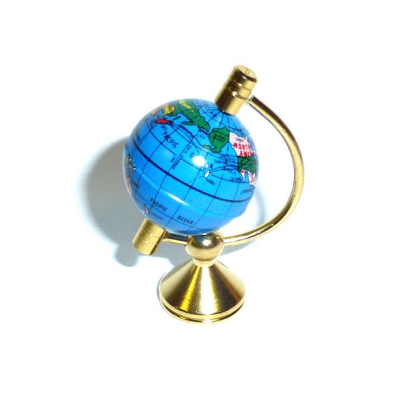 Creal 76390 Miniatur Globus Metall 1:12 für Puppenhaus