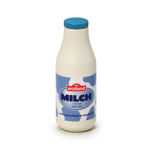 Erzi 17150 Milchflasche für Kaufladen oder Kinderküche Holz