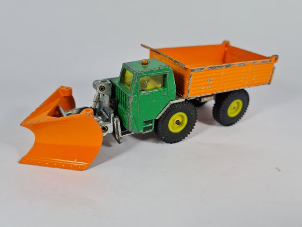 gebraucht! Siku V337 Faun Schneeräumfahrzeug orange/grün - bespielt
