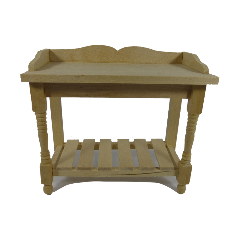 1:12 Maßstab Natürliche Ausführung Holz Flur Tisch Tumdee Puppenhaus Möbel 027