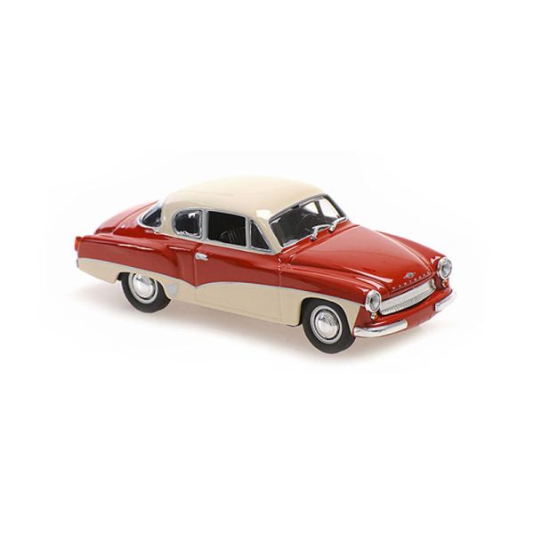 Maxichamps 940015921 Wartburg 311 Coupe rot/weiss 1958 Maßstab 1:43 Modellauto