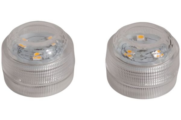 Sigro LED Tauch-Teelicht 2er Set mit 3 LEDs