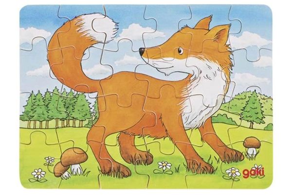 goki Puzzle Waldtiere Motiv Fuchs