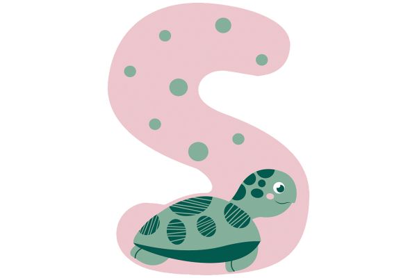 small foot Tier Buchstabe "S" rosa für Namen