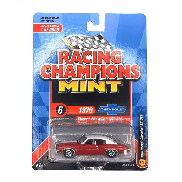 Racing Champions RC012-6 Chevrolet Chevelle SS 396 rot 1970 Mint 2020 R1 Maßstab 1:64 Modellauto