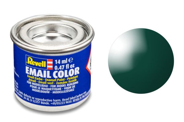 Revell 32162 moosgrün glänzend Email Farbe Kunstharzbasis 14 ml Dose