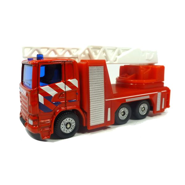 Siku 1014 Scania Feuerwehrdrehleiter "Brandweer" rot (Blister)