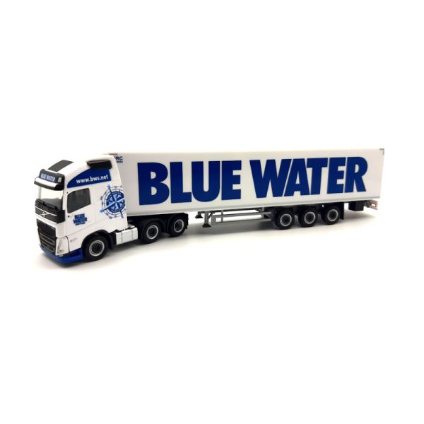 Herpa 313971 Volvo FL XL Kühl-Sattelzug &quot;Blue Water&quot; weiss/blau Maßstab 1:87 Modellauto