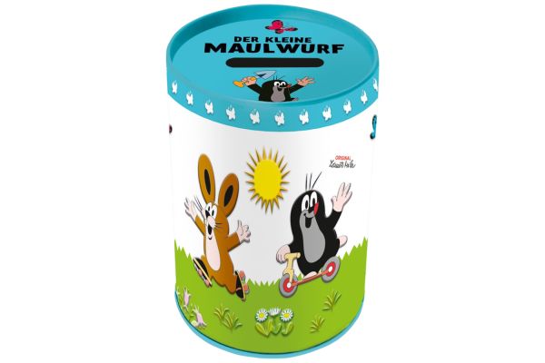 Trötsch Kinder Spardose Der kleine Maulwurf mit Fahrzeug