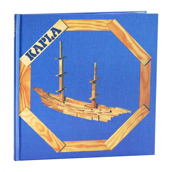 KAPLA-Kunstbuch Band 2 blau für Fortgeschrittene