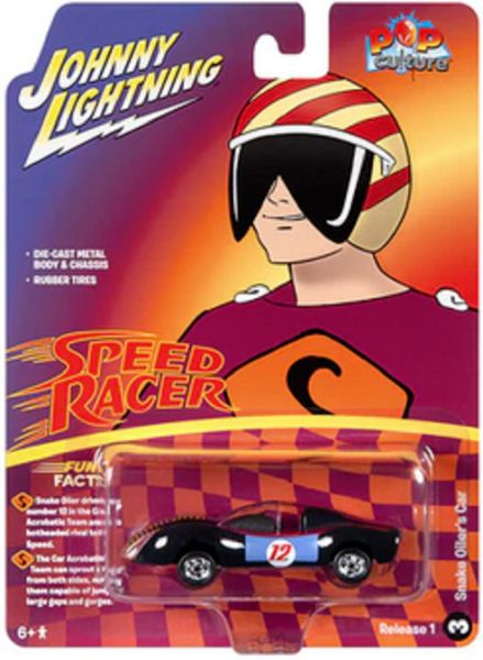 Johnny Lightning JLPC011-3 Snake Oilers Car "Speed Racers" grau/pink - Pop Culture 2023 R1 Maßstab 1