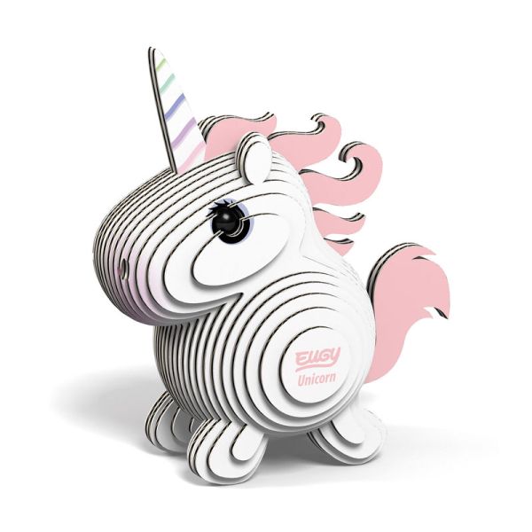 EUGY 650014 Bastelset 3D-Tierfigur "Einhorn" Carletto