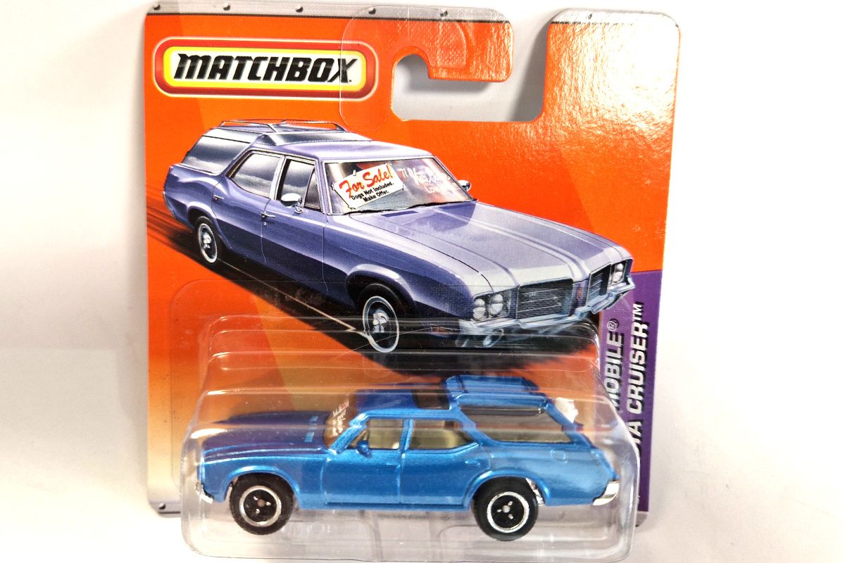 NOS! Matchbox T9287 Oldsmobile Vista Cruiser blau metallic 1971 Maßstab 1:68 OVP