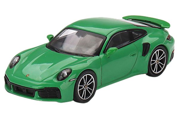 TSM-Models 525 Porsche 911 Turbo S python grün - MiniGT Maßstab 1:64
