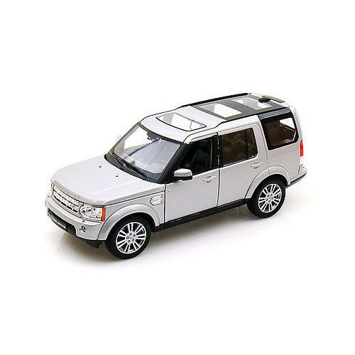 Welly 24008 Land Rover Discovery 4 silber Maßstab 1:24 Modellauto