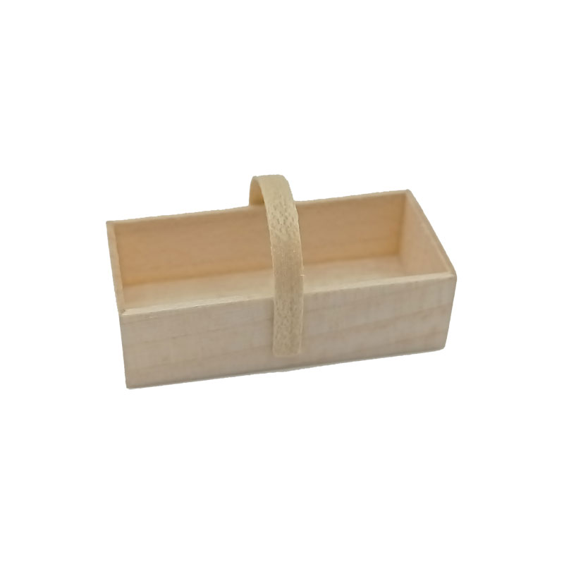 Liebe Holzspielzeug 46144 großer Obstkorb Holz 1:12 Puppenhaus | Miniaturen für Küche | Miniaturen | Puppenhaus