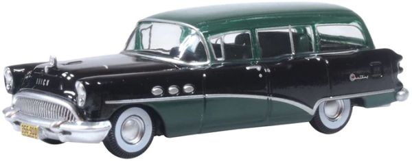 Oxford 87BCE54002 Buick Century Estate Wagon dunkelgrün/schwarz 1954 Maßstab 1:87 Modellauto