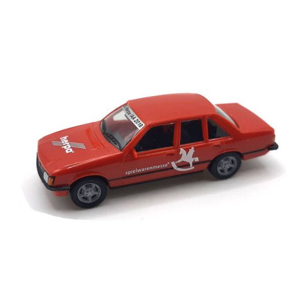 Herpa 931175 Opel Record E &quot;Spielwarenmesse 2018 Toy Fair&quot; Sondermodell rot Maßstab 1:87 Modellauto