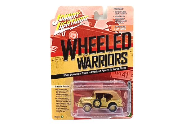 Johnny Lightning JLML006A-1 Dodge WC57 Command Car WWII matt sand - Wheeled Warriors 2021 R1 Maßstab