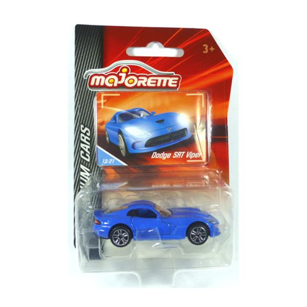 Majorette 212053052 Dodge SRT Viper blau - Premium Cars Maßstab 1:60 Modellauto